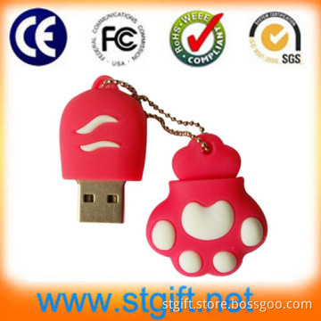 Funny Cartoon USB Stick in At's Paw Shape USB Flash Drive (N-020)